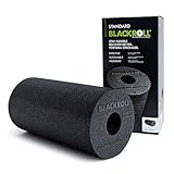 BLACKROLL® STANDARD Faszienrolle (30 x 15 cm), Fitness-Rolle zur Selbstmassage von Rücken und Beine, effektive Massagerolle für funktionales Training, mittlere Härte, Made in Germany, Schwarz