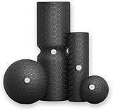 Liebscher & Bracht Original Faszien-Set: Faszienrolle und Faszienball (je 2 Stück) Faszienrollenset, Massageball & Rollen Made in Germany, Übungs-App